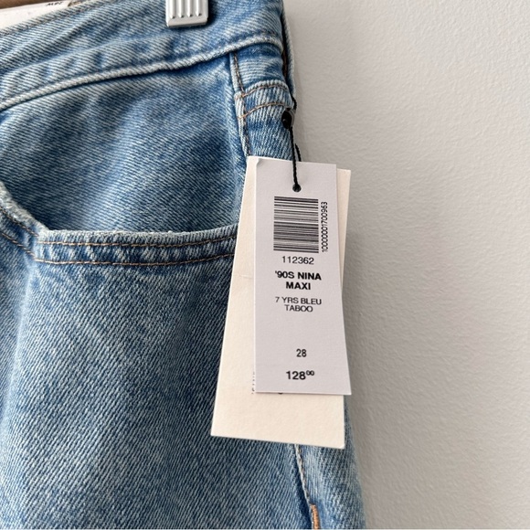 Aritzia Light Blue Denim Maxi Skirt - Picture 8 of 16